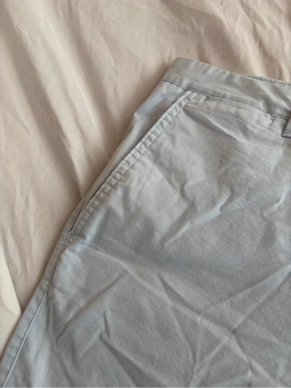 Bonobos Light Blue Flat-Front Cotton Shorts Size 38